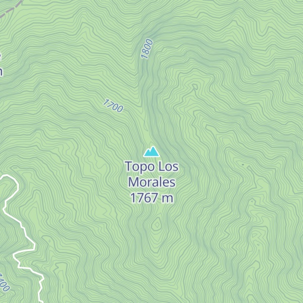 Map of Topo Los Morales
