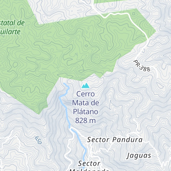 Map of Cerro Mata de Plátano