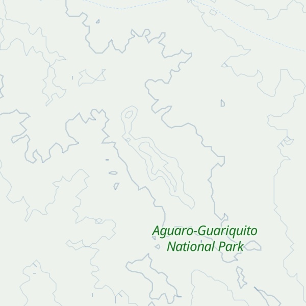 Map of Cerro Agua Blanca