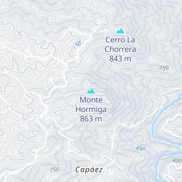 Map of Monte Hormiga