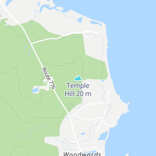 Map of Temple Hill