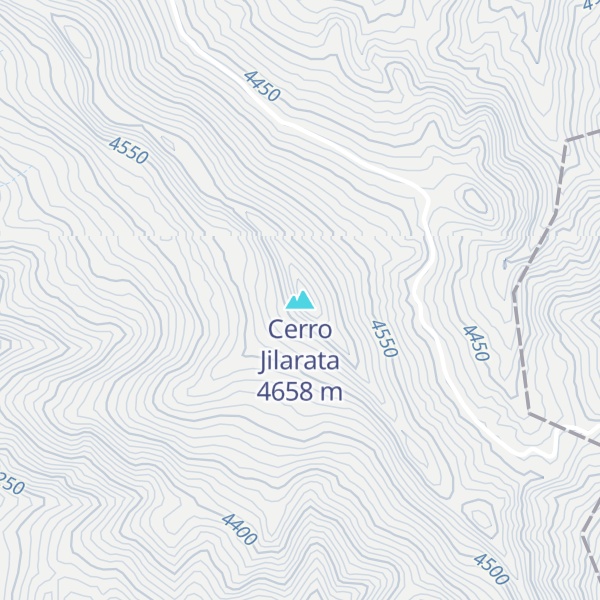 Map of Cerro Jilarata