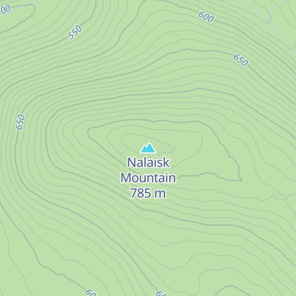 Map of Nalaisk Mountain