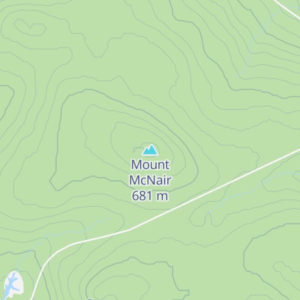 Map of Mount McNair