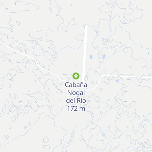 Map of Cabaña Nogal del Río