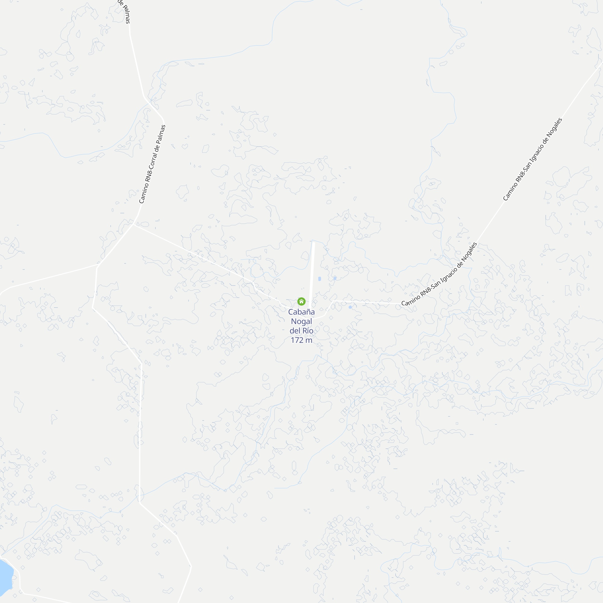 Cabaña Nogal del Río map