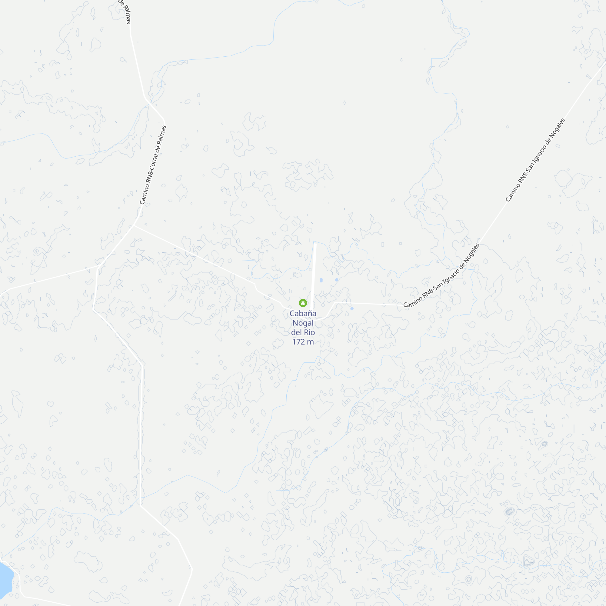 Cabaña Nogal del Río map