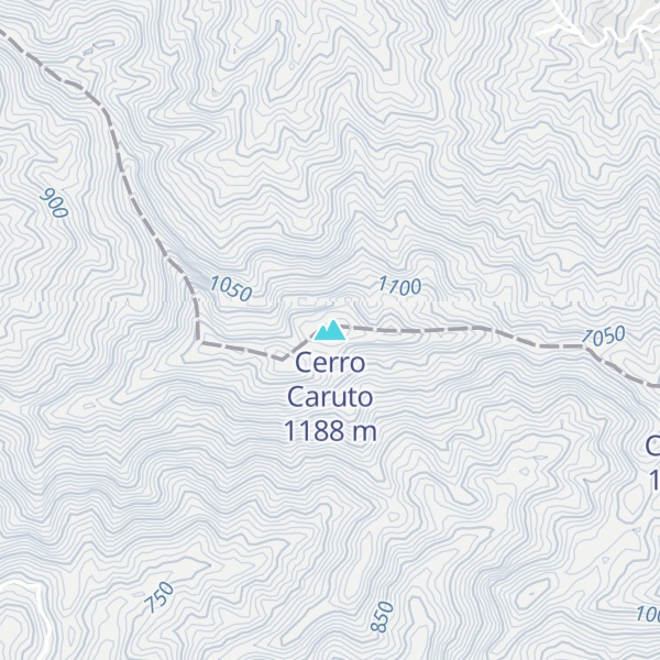 Map of Cerro Caruto