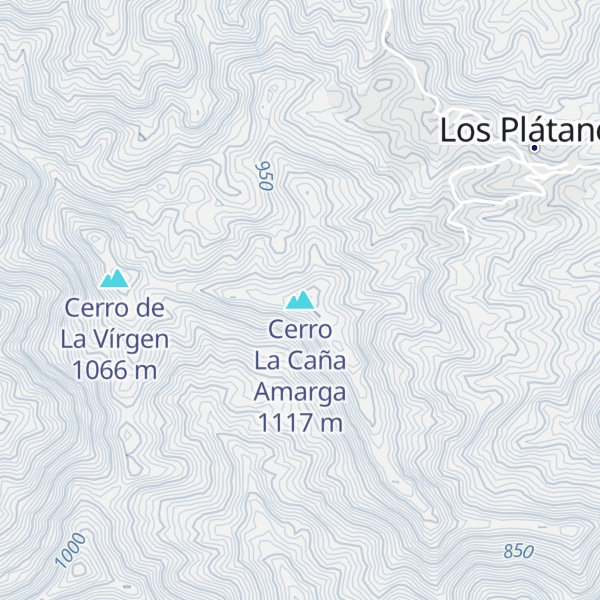 Map of Cerro La Caña Amarga