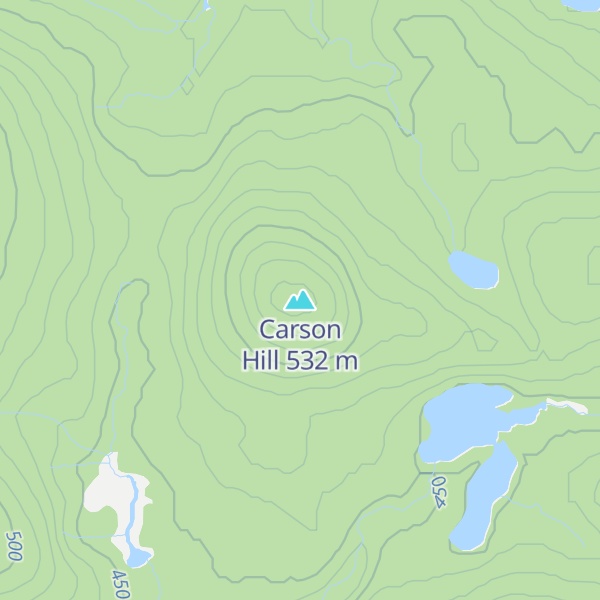 Map of Carson Hill