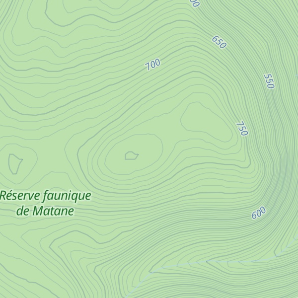 Map of Mont Beaulieu