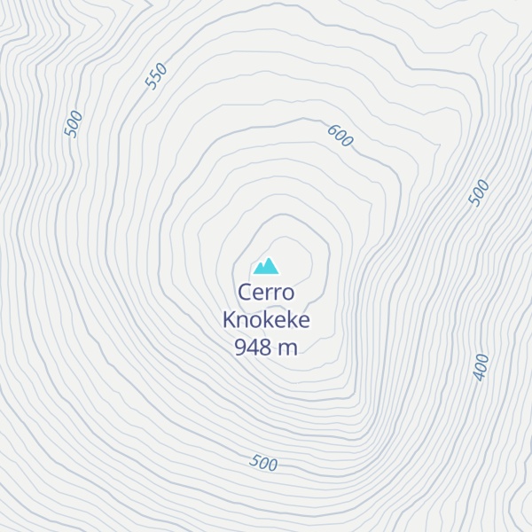 Map of Cerro Knokeke