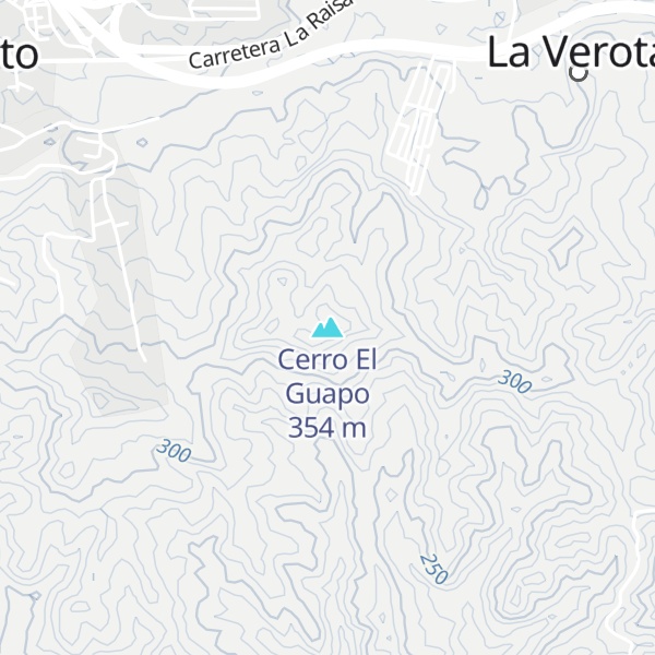 Map of Cerro El Guapo
