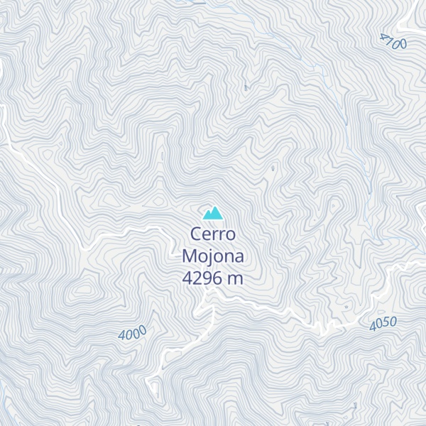 Map of Cerro Mojona
