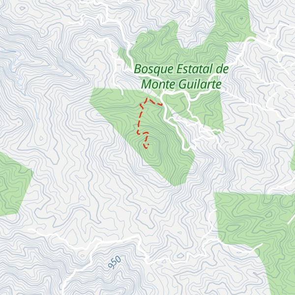 Map of Monte Guilarte