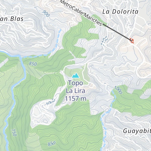 Map of Topo La Lira