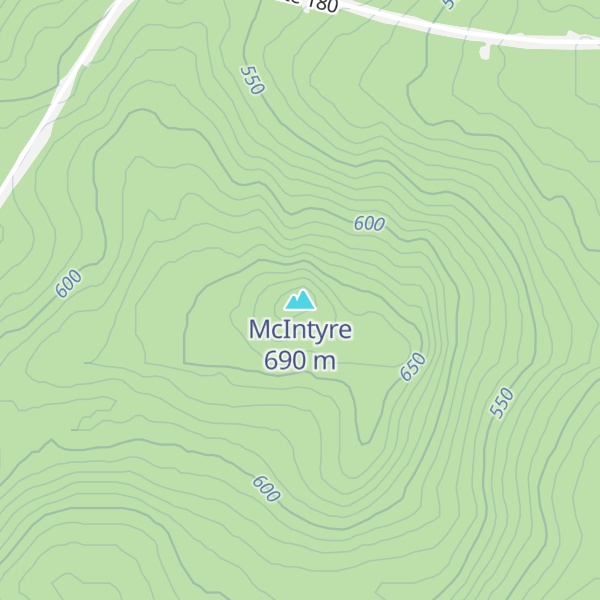 Map of McIntyre