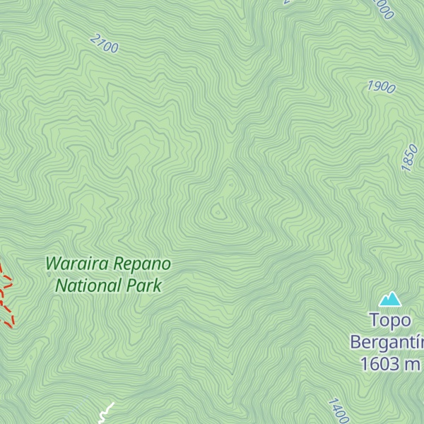 Map of Topo Santa Rosa