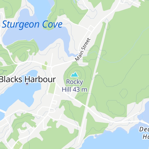 Map of Rocky Hill
