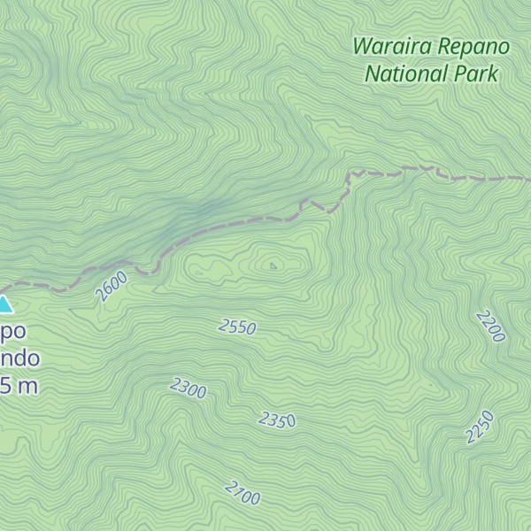 Map of Pico Naiguatá