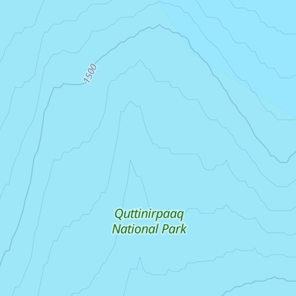 Map of Mount Eugene