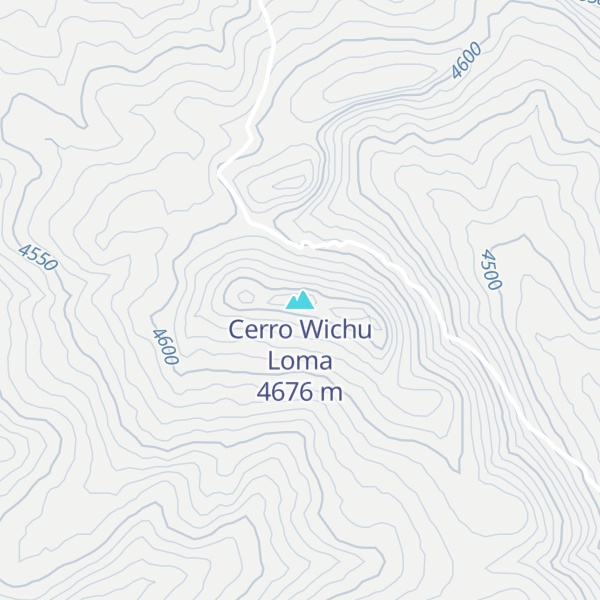 Map of Cerro Wichu Loma