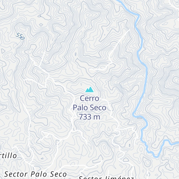 Map of Cerro Palo Seco