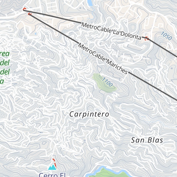 Map of Topo Carpintero