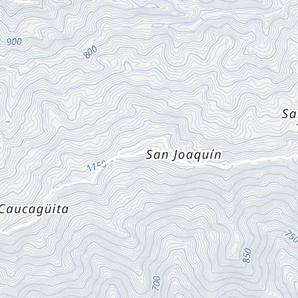 Map of Alto San Joaquín