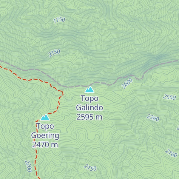 Map of Topo Galindo