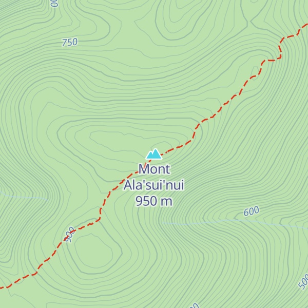 Map of Mont Ala'sui'nui