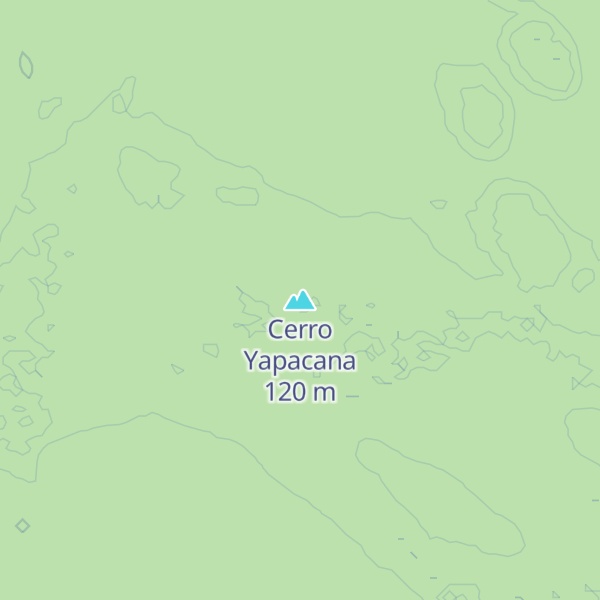 Map of Cerro Yapacana