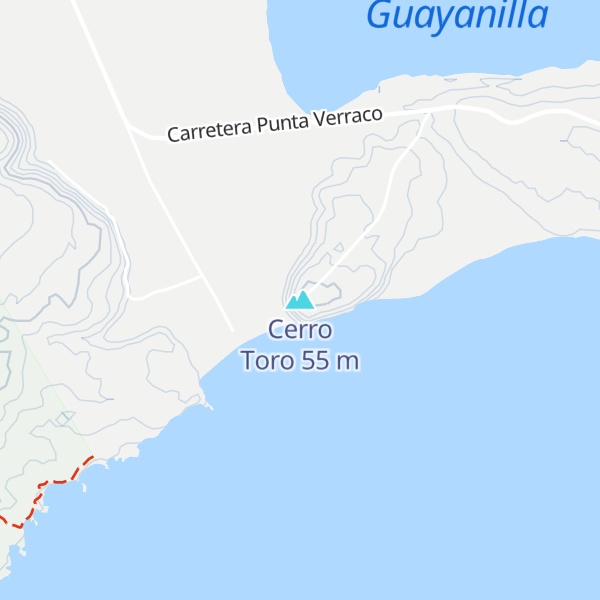 Map of Cerro Toro