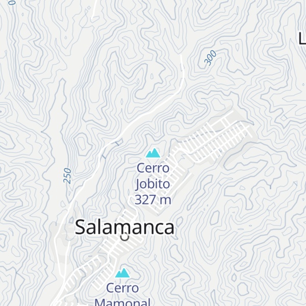 Map of Cerro Jobito
