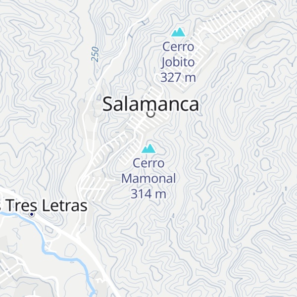 Map of Cerro Mamonal