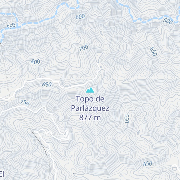Map of Topo de Parlázquez