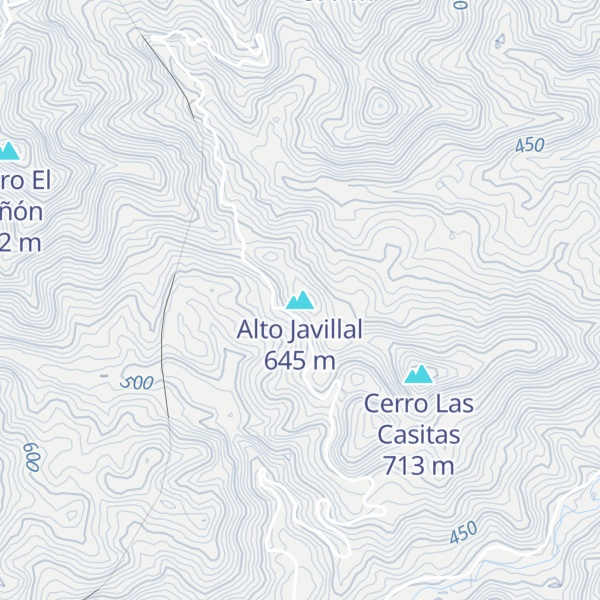 Map of Alto Javillal