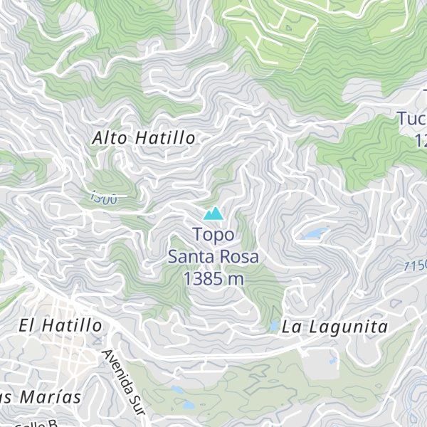 Map of Topo Santa Rosa