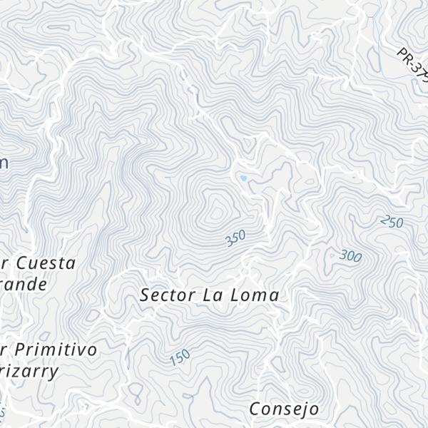 Map of Cerro El Alto