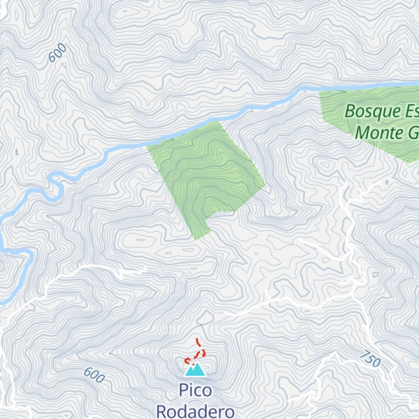 Map of Cerro Curet