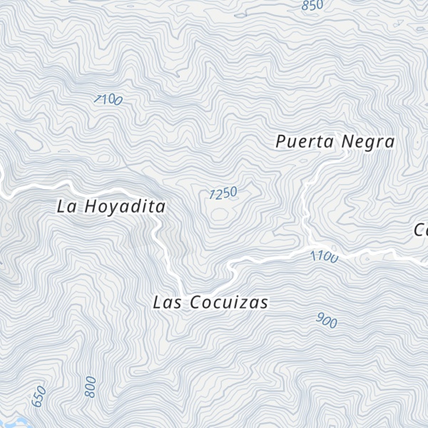 Map of Topo Monte Oscuro