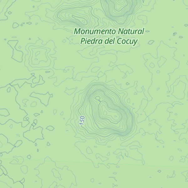 Map of Piedra del Cocuy