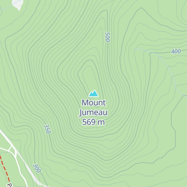 Map of Mount Jumeau