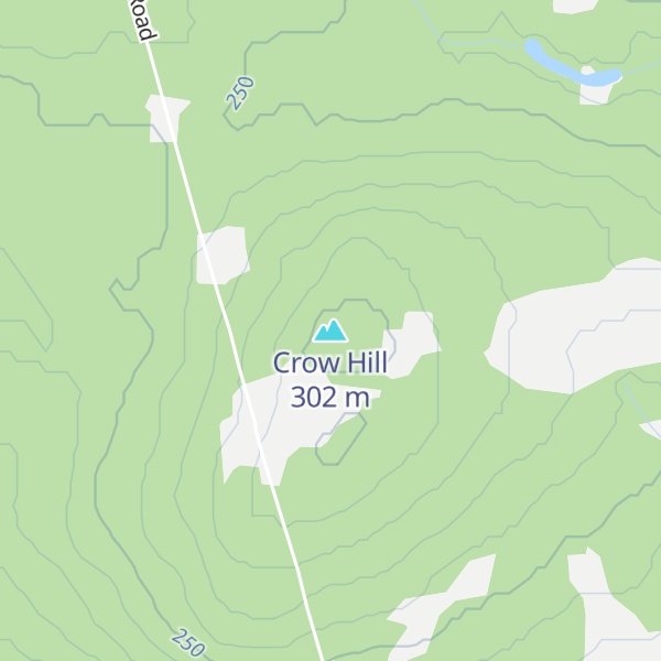 Map of Crow Hill