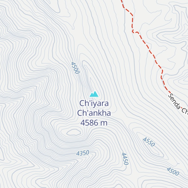 Map of Ch'iyara Ch'ankha