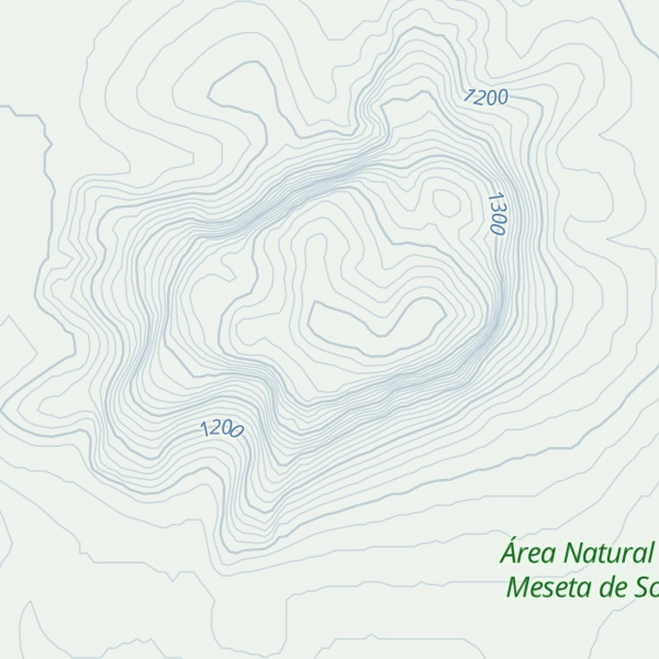 Map of Cerro Pancho
