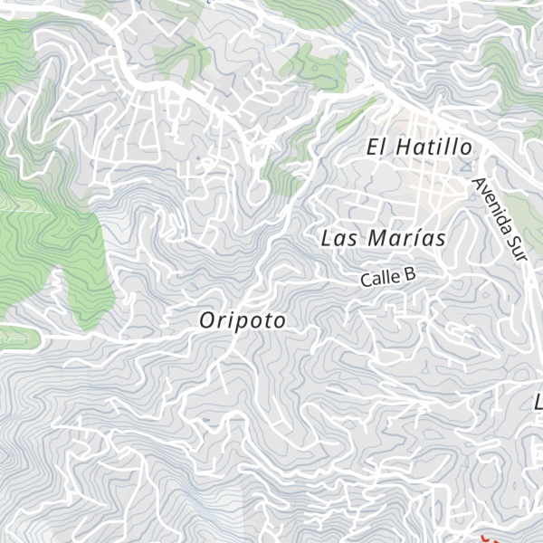 Map of Topo El Samán