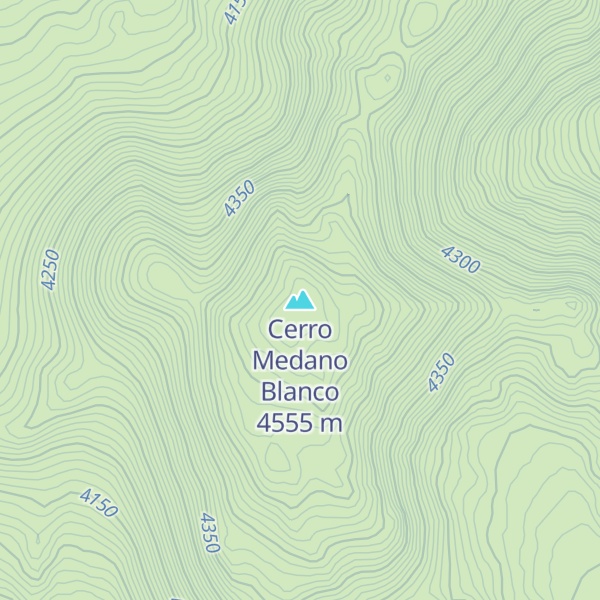 Map of Cerro Medano Blanco