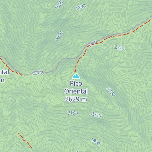 Map of Pico Oriental