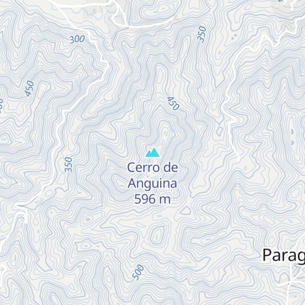 Map of Cerro de Anguina